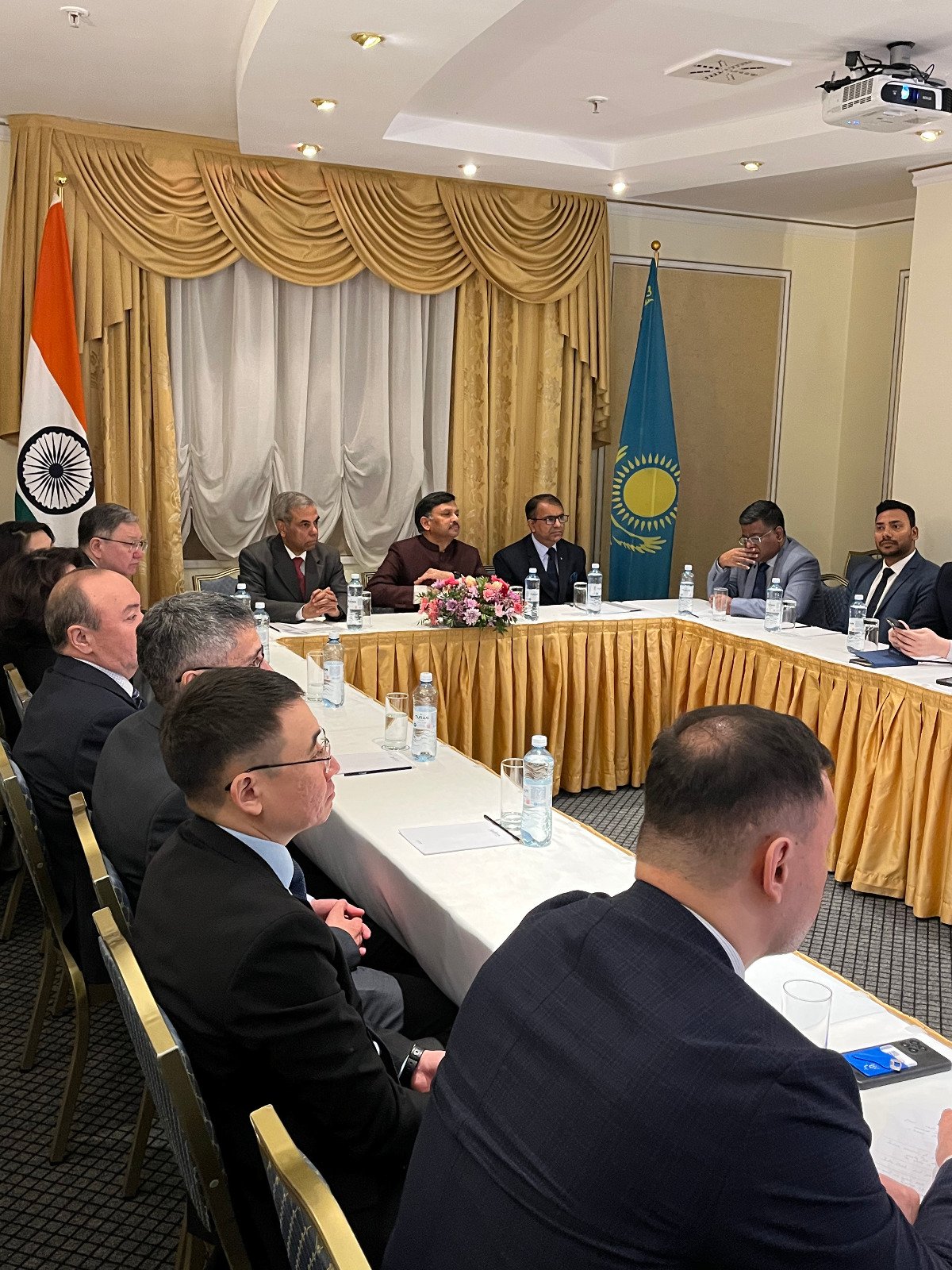 Ambassador Dr. T. V. Nagendra Prasad interacted with Rectors, Vice-Rectors of Kazakh Universities and Senior Officials from Kazakh Government on India's flagship program of ITEC for capacity building efforts in defence and civilian fields on 04.03.2025.