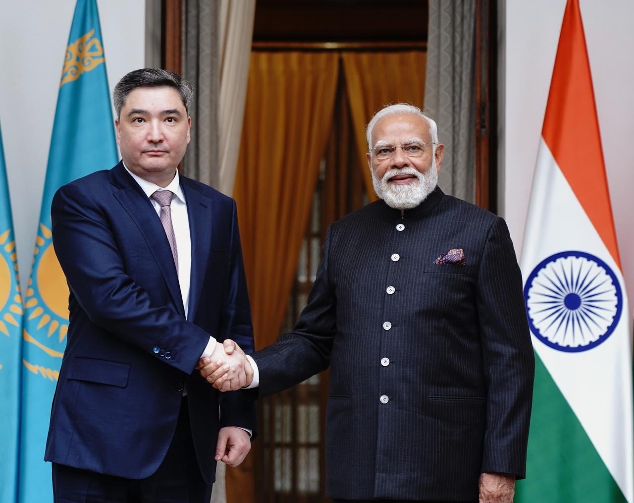 Prime Minister  Narendra Modi  held bilateral discussions with Olzhas Bektenov, Prime Minister of Kazakhstan on the sidelines of the AI Impact Summit on February 18, 2026
