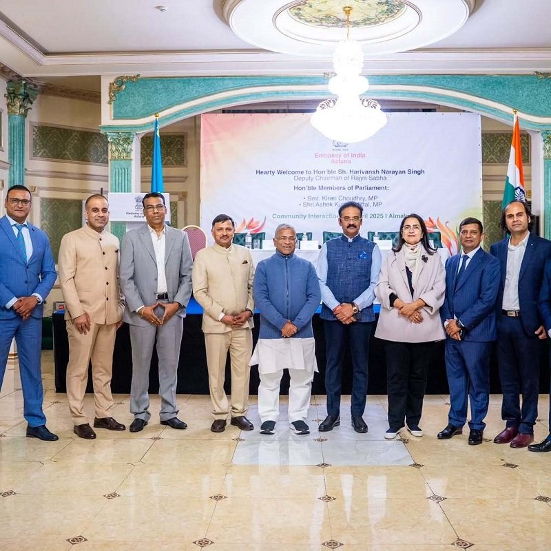 Indian Parliamentary Delegation, led by Hon’ble Deputy Chairman of Rajya Sabha Shri Harivansh Narayan Singh, visits Almaty on 10-12 April 2025 to strengthen bilateral ties between India and Kazakhstan