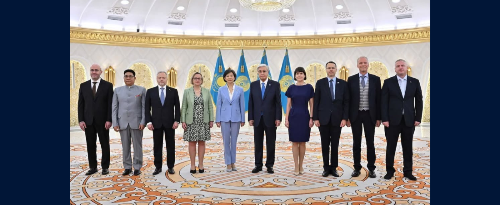Ambassador Y.K. Sailas Thangal, Ambassador of India to Kazakhstan, presented his Letter of Credence to H.E. Mr. Kassym-Jomart Tokayev, President of the Republic of Kazakhstan and conveyed his warm greetings and best wishes of the Hon’ble President of India, on 28th August 2025.