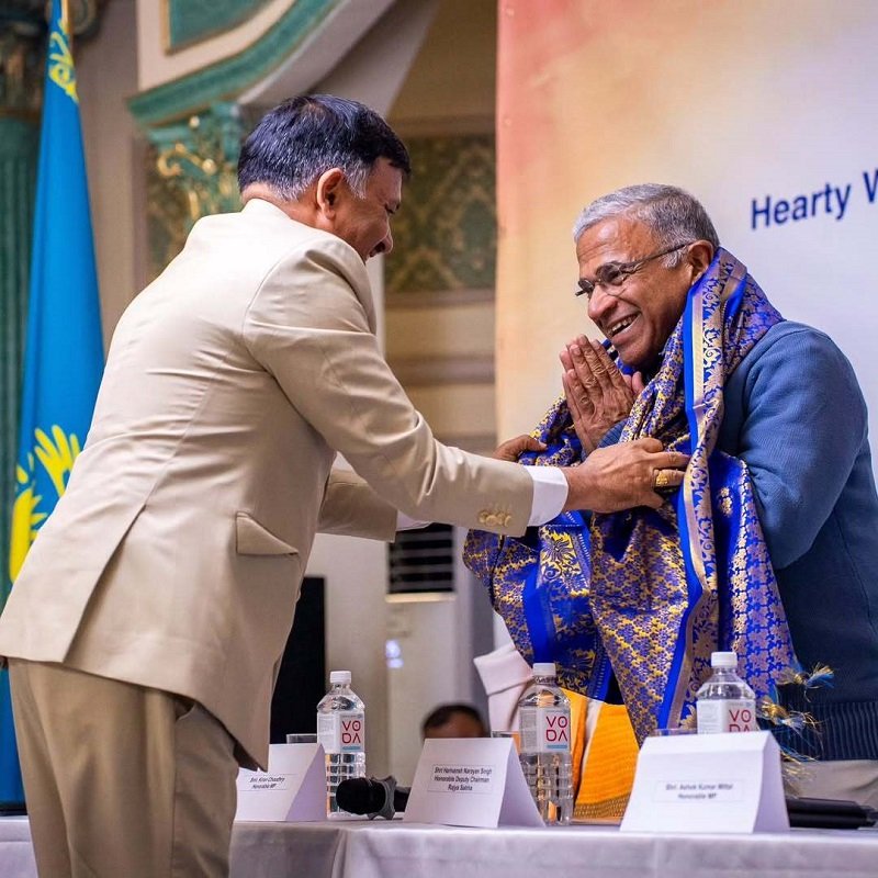 Indian Parliamentary Delegation, led by Hon’ble Deputy Chairman of Rajya Sabha Shri Harivansh Narayan Singh, visits Almaty on 10-12 April 2025 to strengthen bilateral ties between India and Kazakhstan