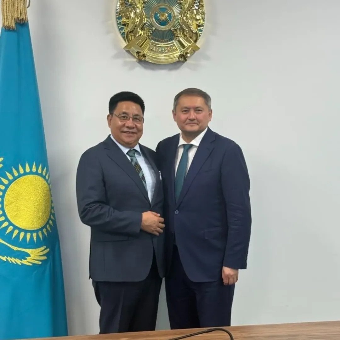 Meeting of Ambassador Y.K. Sailas Thangal with the Minister of Science & Higher Education Mr. Sayasat Nurbek in Astana on May 25, 2026