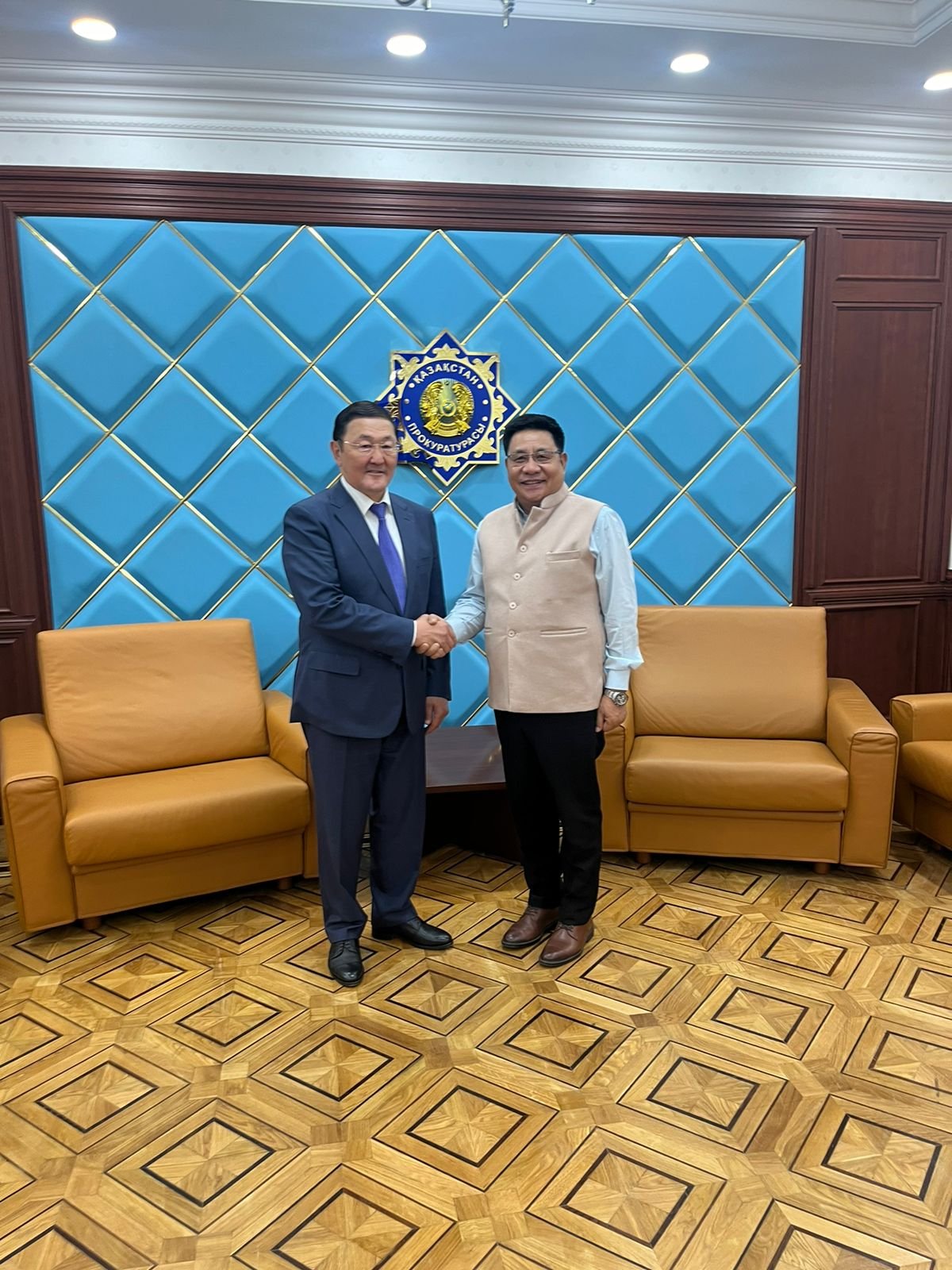 Meeting of Ambassador Y.K. Sailas Thangal with the Prosecutor General Mr. Berik Assylov in Astana on May 29, 2026