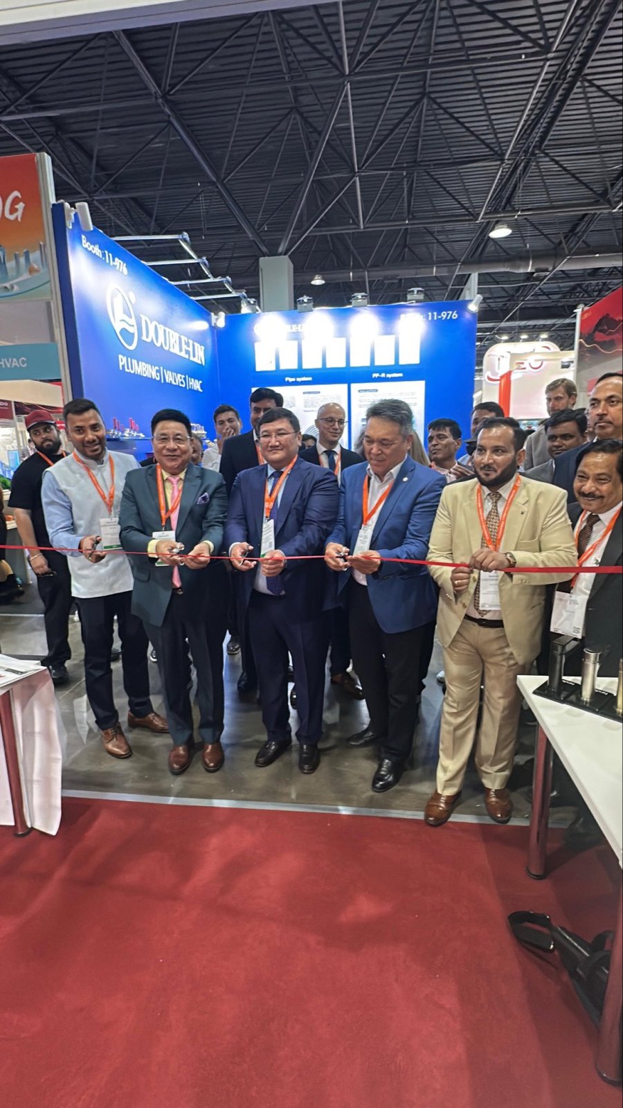 H.E. Ambassador of India to Kazakhstan, Shri Y K Sailas Thangal along with senior Kazakh dignitaries and representatives of TPCI, jointly inaugurated the India Pavilion at KazBuild Expo 2026 in Almaty, on 02nd September 2026