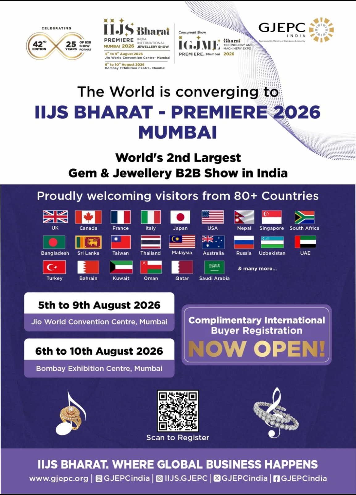 IIJS Bharat — Premiere 2026 & IGJME Bharat — Premiere 2026 B2B shows