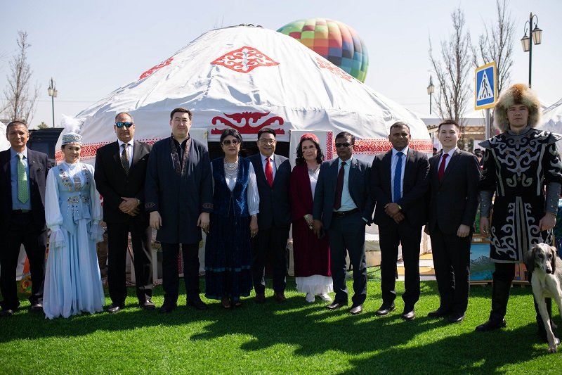 Indian Tea Festival as part of Nauryz Festival at Karavan Saray in Turkistan on 21 March 2026