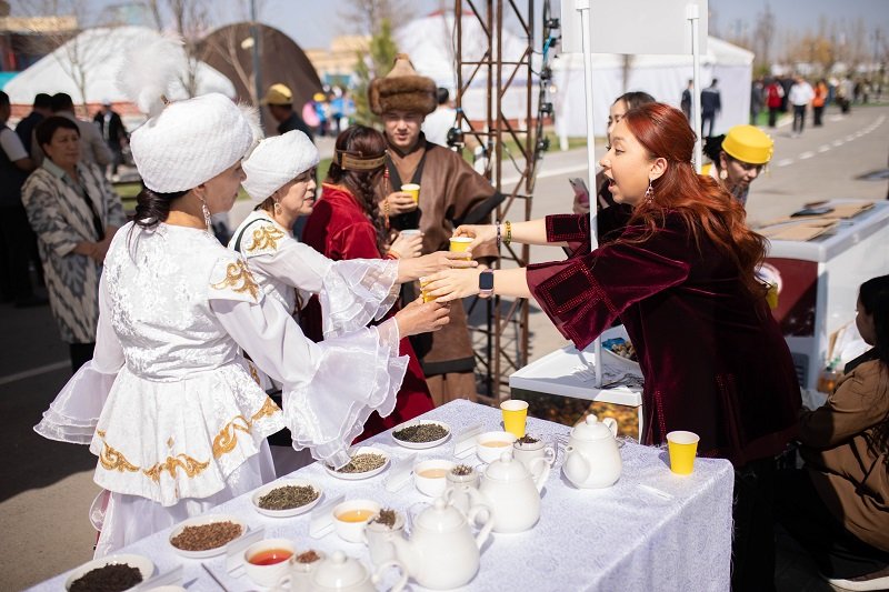 Indian Tea Festival as part of Nauryz Festival at Karavan Saray in Turkistan on 21 March 2026