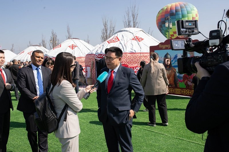 Indian Tea Festival as part of Nauryz Festival at Karavan Saray in Turkistan on 21 March 2026