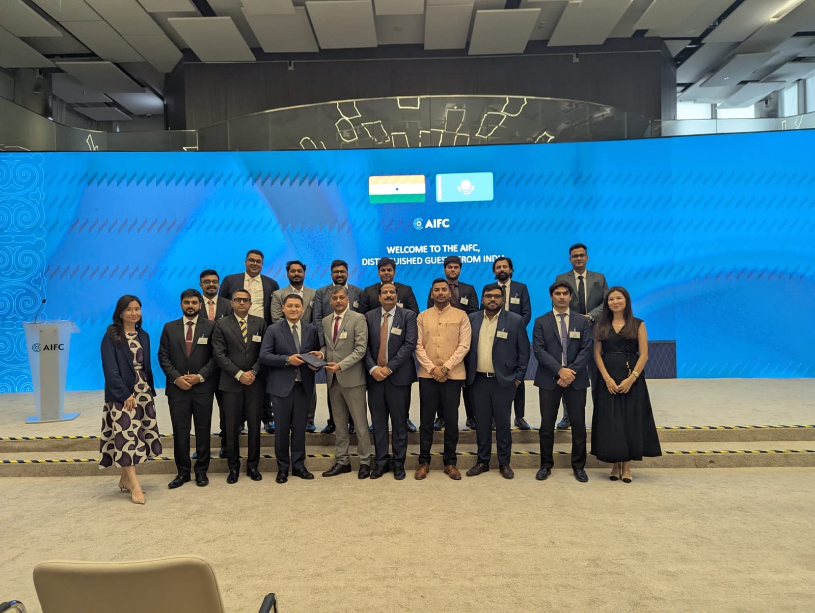 The CII Multi-Sectoral delegation visited Astana on 23-24 July 2026 and had meetings with the Deputy Chairman of Baiterek, the Vice Minister of Trade and Integration, QazTrade, the CEO of AIFC, the CEO of Kazakh Invest, and the Chairman of the MFA Investment Committee, to discuss new avenues for cooperation and investment between India and Kazakhstan.