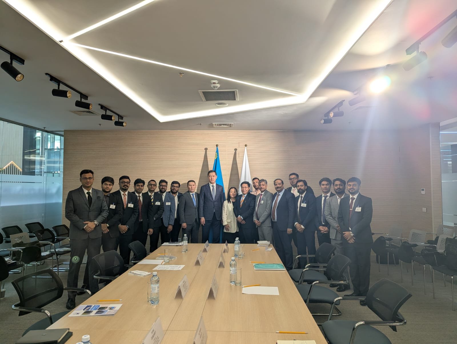 The CII Multi-Sectoral delegation visited Astana on 23-24 July 2026 and had meetings with the Deputy Chairman of Baiterek, the Vice Minister of Trade and Integration, QazTrade, the CEO of AIFC, the CEO of Kazakh Invest, and the Chairman of the MFA Investment Committee, to discuss new avenues for cooperation and investment between India and Kazakhstan.