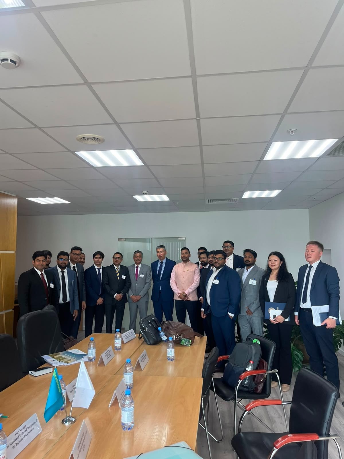 The CII Multi-Sectoral delegation visited Astana on 23-24 July 2026 and had meetings with the Deputy Chairman of Baiterek, the Vice Minister of Trade and Integration, QazTrade, the CEO of AIFC, the CEO of Kazakh Invest, and the Chairman of the MFA Investment Committee, to discuss new avenues for cooperation and investment between India and Kazakhstan.