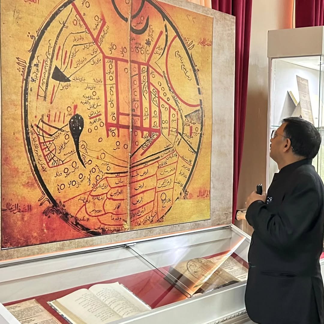 Ambassador Dr. T. V. Nagendra Prasad visited National Centre for Rare Books and Manuscripts, Astana on 04.02.25.