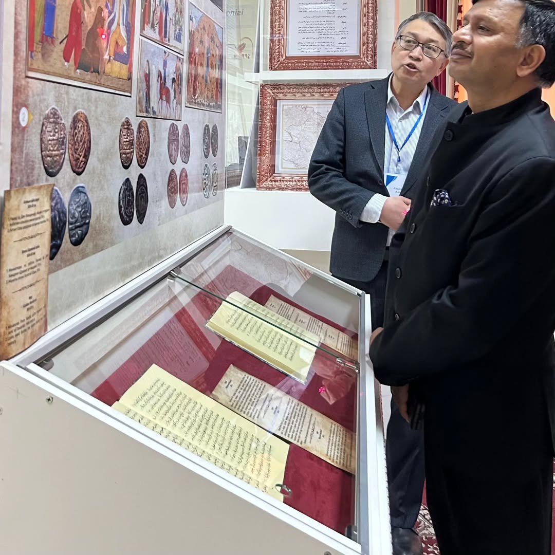 Ambassador Dr. T. V. Nagendra Prasad visited National Centre for Rare Books and Manuscripts, Astana on 04.02.25.