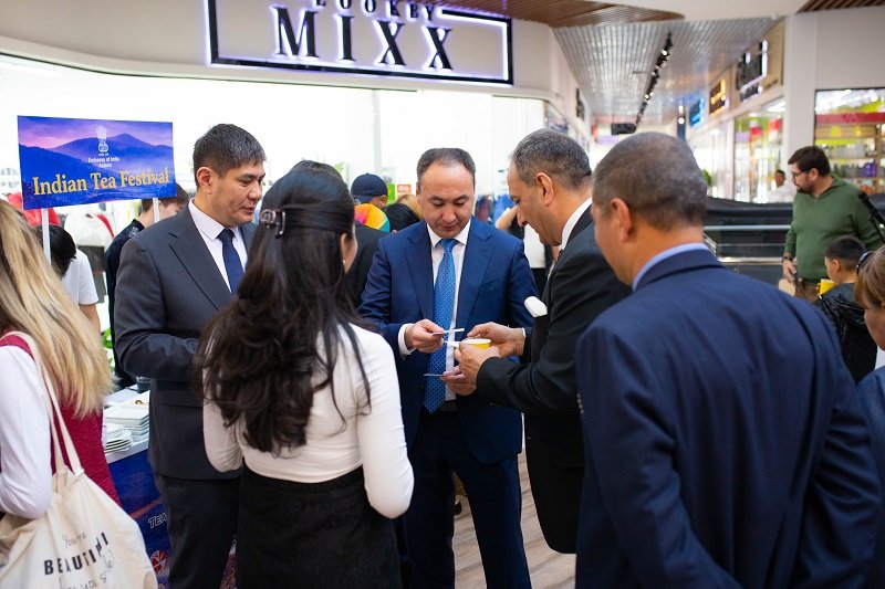 Indian Tea Festival at Khanshaiym Plaza in Turkistan on 21 March 2026