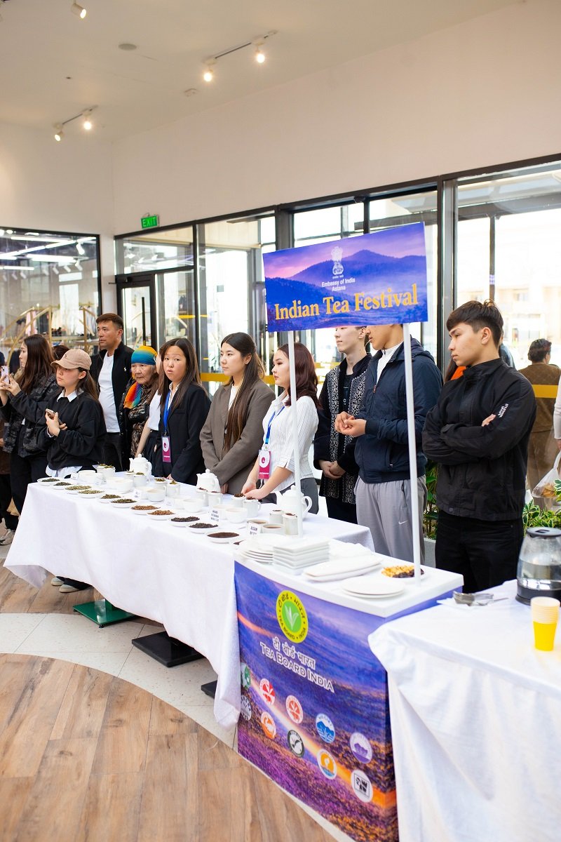 Indian Tea Festival at Khanshaiym Plaza in Turkistan on 21 March 2026