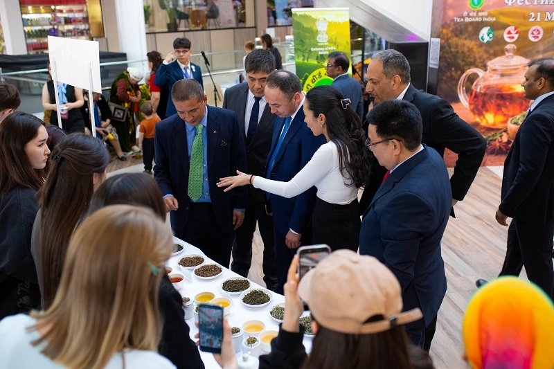 Indian Tea Festival at Khanshaiym Plaza in Turkistan on 21 March 2026