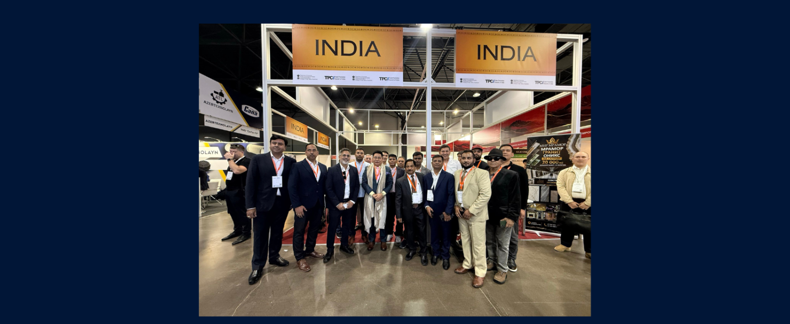 H.E. Ambassador of India to Kazakhstan, Shri Y K Sailas Thangal along with senior Kazakh dignitaries and representatives of TPCI, jointly inaugurated the India Pavilion at KazBuild Expo 2026 in Almaty, on 02nd September 2026