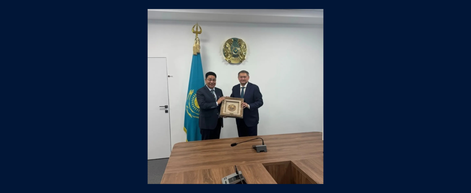 Meeting of Ambassador Y.K. Sailas Thangal with the Minister of Science & Higher Education Mr. Sayasat Nurbek in Astana on May 25, 2026