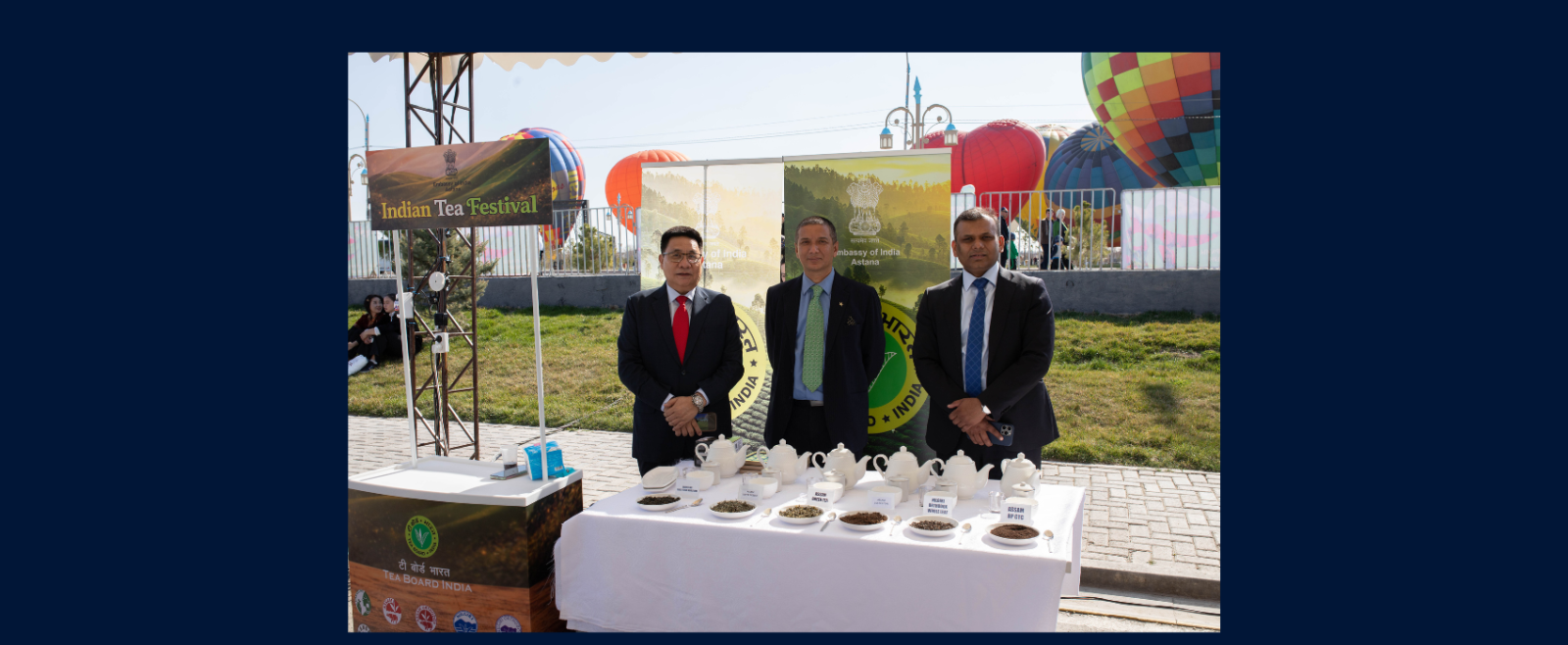 Indian Tea Festival as part of Nauryz Festival at Karavan Saray in Turkistan on 21 March 2026