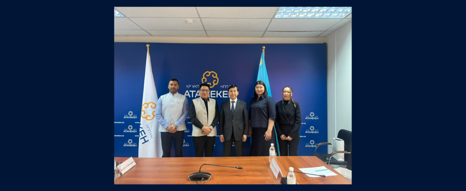 Meeting of Ambassador Y.K. Sailas Thangal with the Head of Chamber of International Commerce of Kazakhstan Mr. Murat Karimsakov in Astana on March 19, 2026