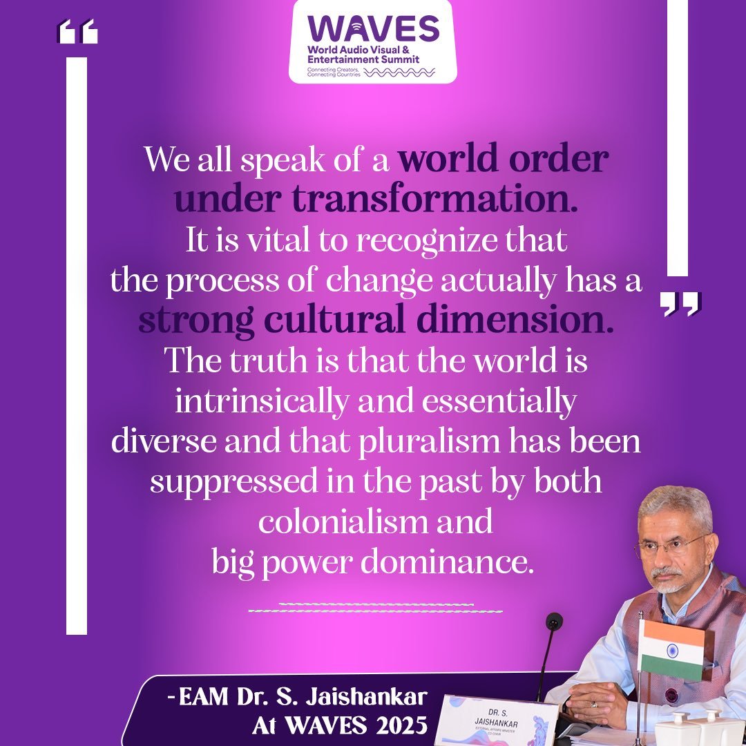 WAVES Summit 2025 - India has paved the way ahead for Media and Entertainment Industry