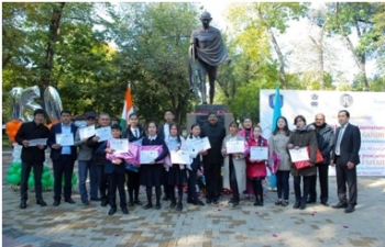 Celebration of 150th Birth Anniversary of Mahatma Gandhi on 02.10.2019 in Almaty