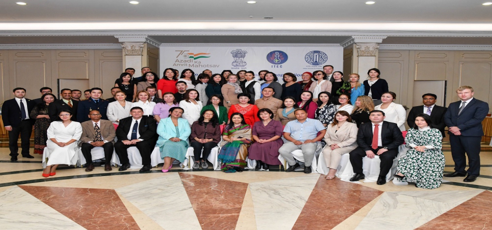The Embassy of India, Astana celebrated Indian Technical and Economic Cooperation (ITEC) Day in Astana on 21st September, 2022 at Radisson Hotel.
