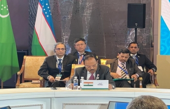 Sh Ajit Doval, National Security Advisor, led the Indian delegation which participated in the Second India-Central Asia Meeting of National Security Advisors/ Secretaries of the Security Council held at Astana. Productive discussions were held on a wide range of issues in multilateral and bilateral format.