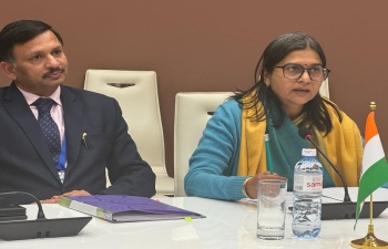 Indian delegation comprising Ms Roli Singh, Additional Secretary, Ministry of Health and Family Welfare and Ambassador Dr T.V. Nagendra Prasad held talks with Health Minister Ms Akmaral Alnazarova on the sidelines at 7th SCO Health Ministers' conference in Astana to discuss issues of mutual interest to strengthen bilateral cooperation between India and Kazakhstan.