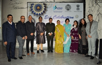 Ambassador Dr. T.V. Nagendra Prasad participated in the Eid festivities in Almaty, hosted by the newly formed Board of Indian Chambers of Culture & Commerce (Incham), Kazakhstan.