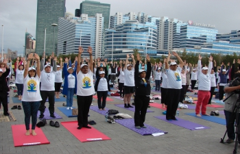 
The 2nd International Day of Yoga Celebrated in Kazakhstan

