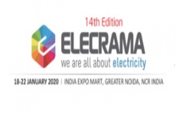 14th  ELECRAMA, the world’s largest power industry show  from 18th to 22nd January 2020 at India Expo Mart, Greater Noida