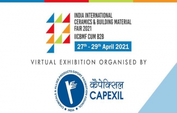 Virtual India International Ceramic & Building Material Fair with B2B (Virtual) during 27th to 29th April 2021