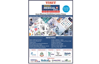Bihar Medical Expo” on Medical Industry, Hospital & Surgical Instruments, Lab Equipments, Diagnostic Products & Health Care Fraternity on November 11-13, 2022 at Gyan Bhawan Exhibition Center, Patna Bihar.