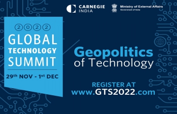  Carnegie India is organizing its 7th annual Global Technology Summit (GTS), from Tuesday, November 29 through Thursday, December 1, 2022