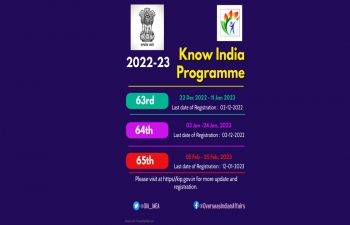 Know India Programme (KIP) 2022- 2023 